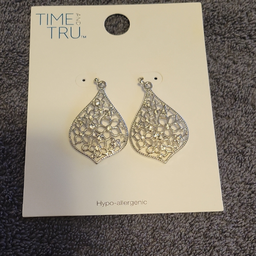 Earrings Intricate Silver Earrings